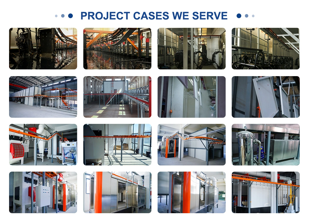 Professional Design Custom/Semi -Automatic/Paint/Powder/Metal, Plastic, Aluminum, Wooden Board Surface Coating Production Line