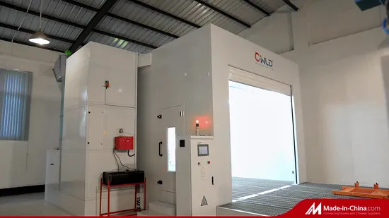 Wld6200 도장 챔버/자동차 스프레이 도장 기계/스페인의 스프레이 장비/CE/가구 목공 건조 챔버가 있는 자동 스프레이 베이킹 챔버