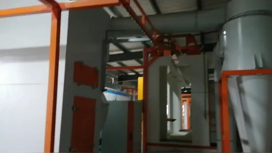 Wld2013 자동 정전기 분체 도장 장비/기계/도장 라인/자동차용 생산 라인/휠 림/금속/알루미늄 프로파일